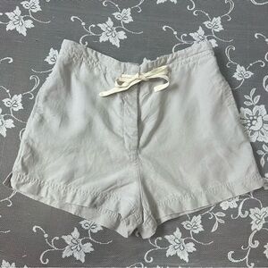 Aritzia Wilfred Lyocell Linen Blend Shorts Sz Small